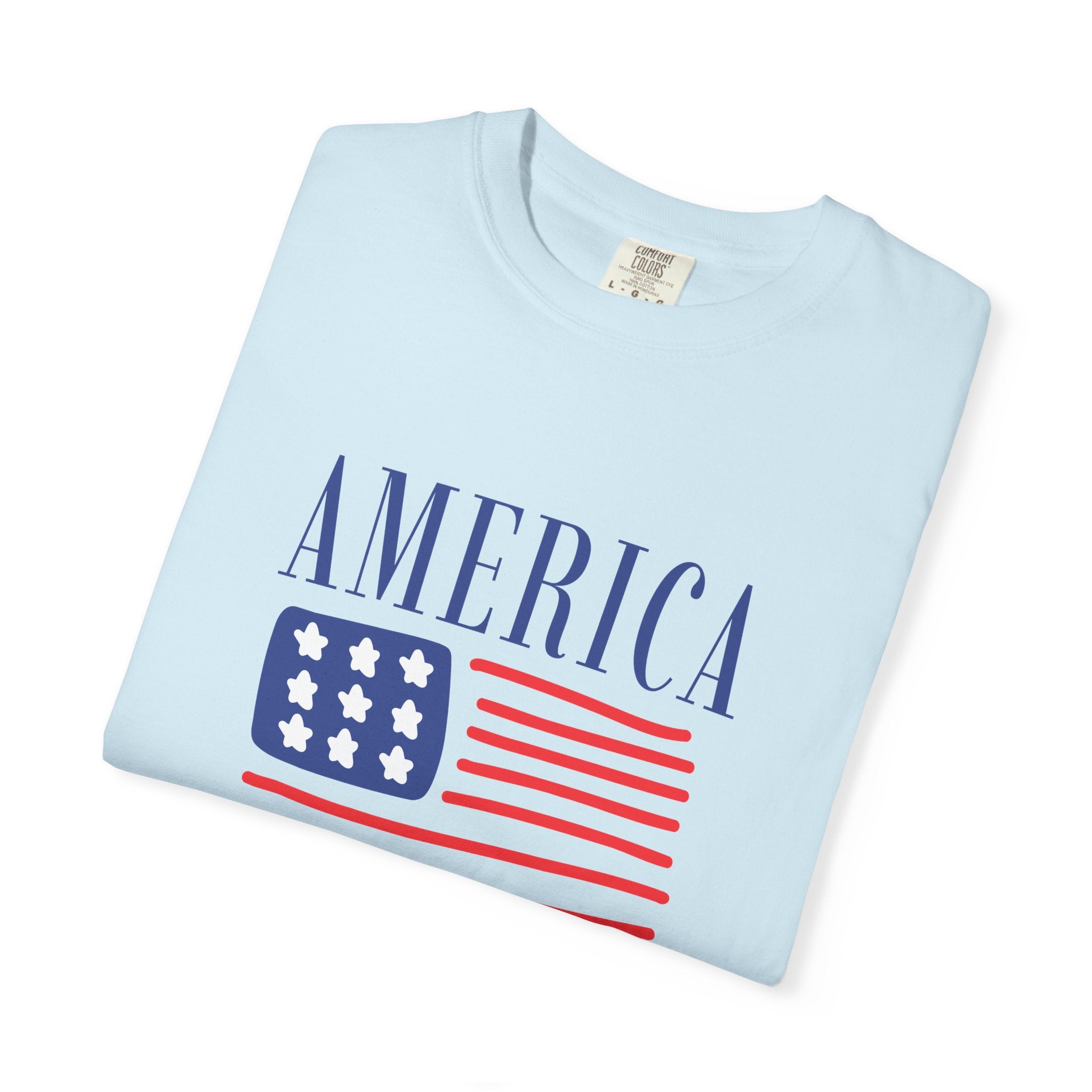 America 250th Birthday T-Shirt - Patriotic Flag Tee for 4th of July