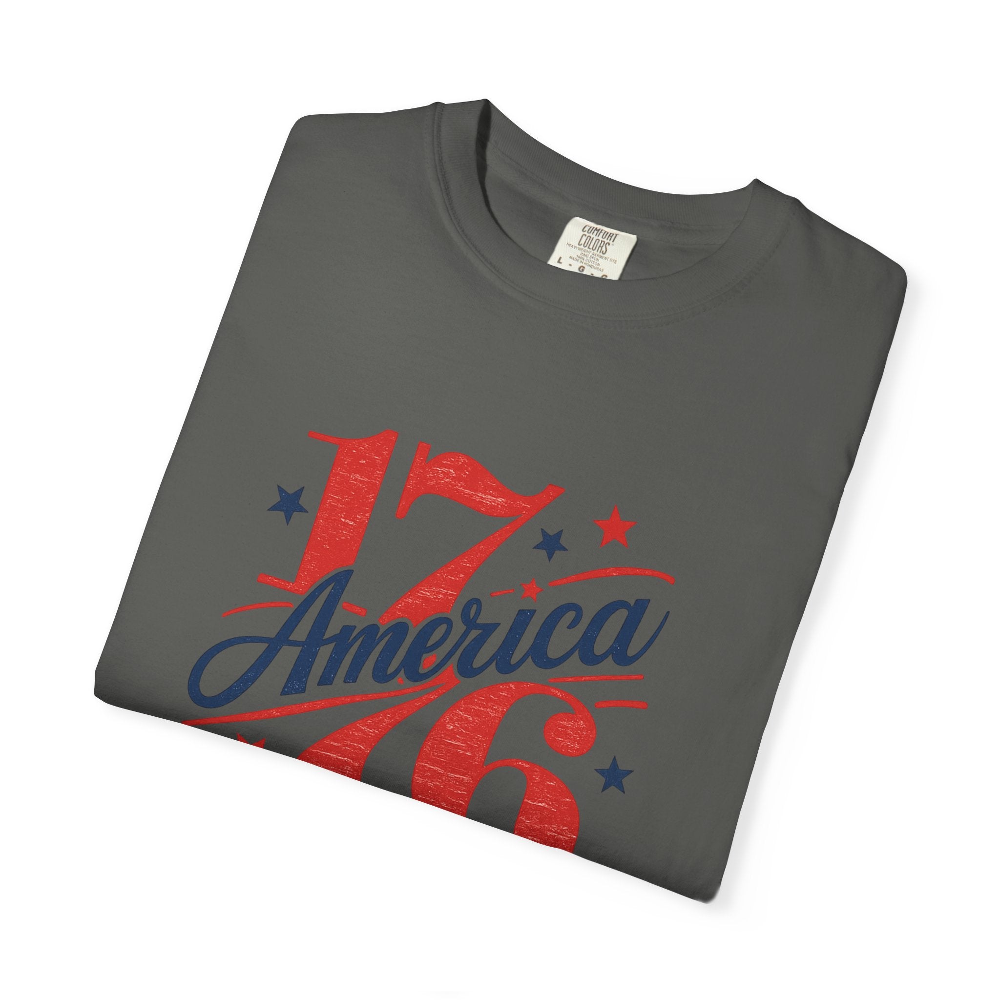 America Land of the Free Graphic T-Shirt — Patriotic