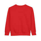 Mini Toddler Sweatshirt — Neutral Lettering Pullover