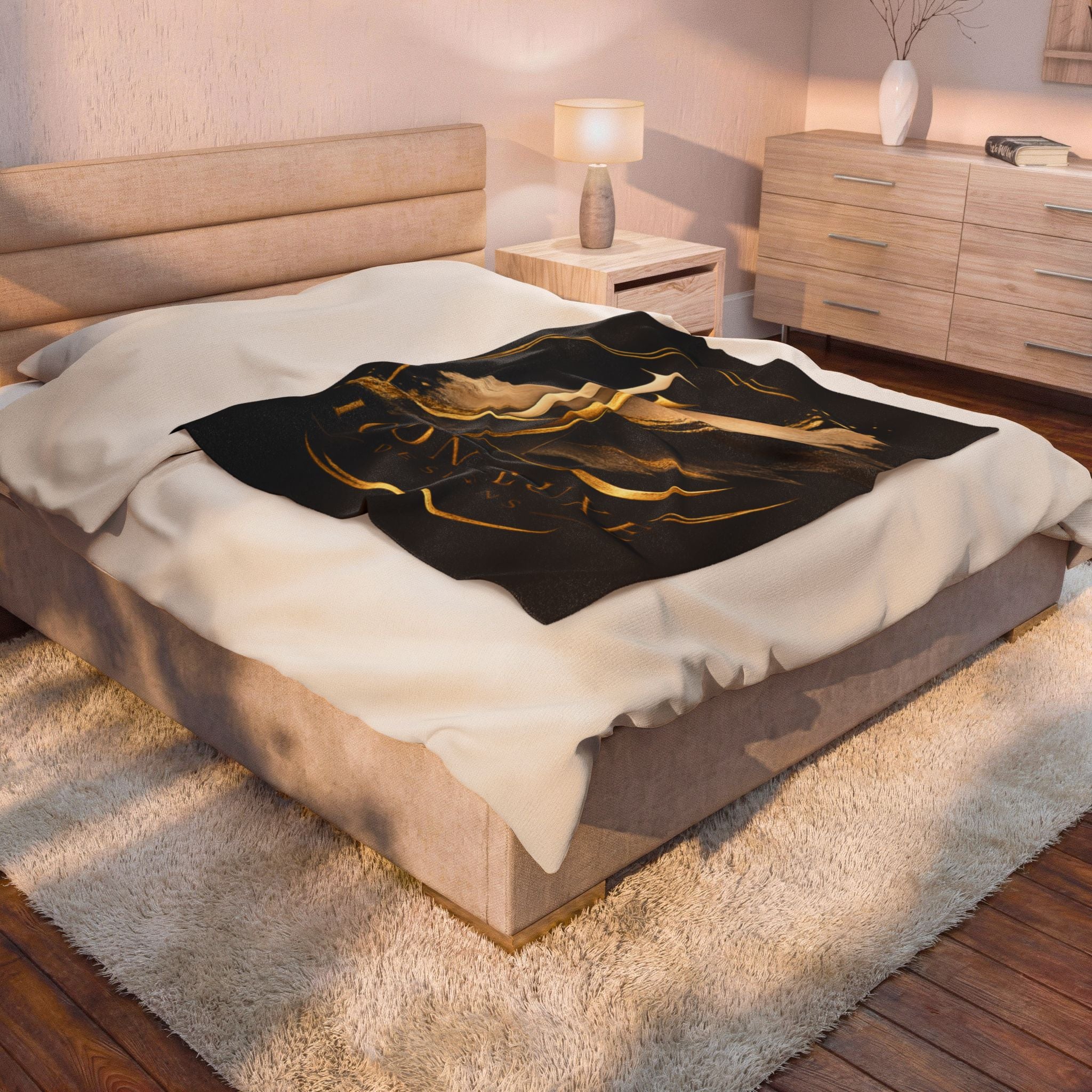 Custom Velveteen Plush Blanket