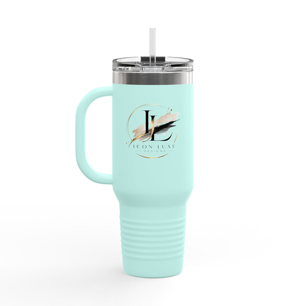 Custom 40oz Insulated Travel Mug with Handle