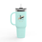 Custom 40oz Insulated Travel Mug with Handle