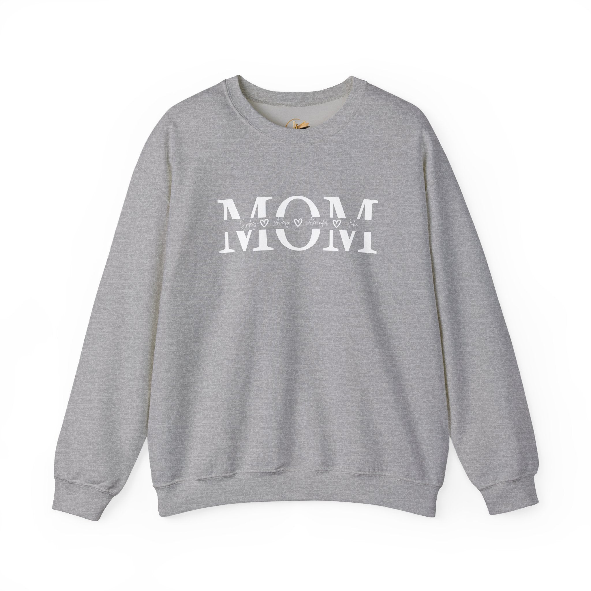 Customized Mom with Children's Names Crewneck Sweatshirt