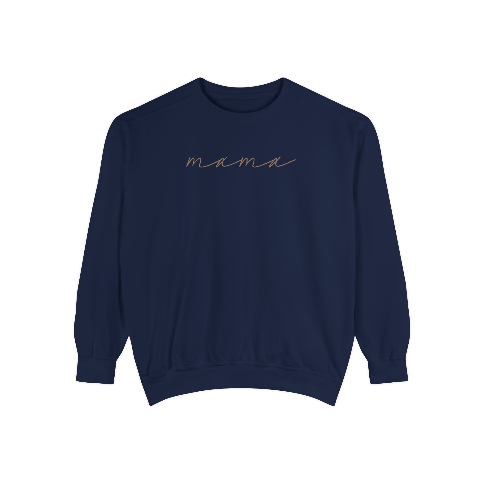 Mama Script Sweatshirt — Cozy Crewneck for New Moms & Gifts