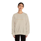 Mama Embroidery Crewneck Sweatshirt — Minimal Rose Gold Script
