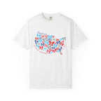 USA Map T-Shirt —  Patriotic Tee