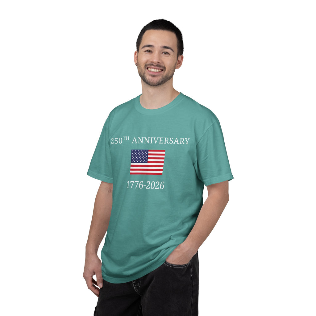 T-Shirt — 250th Anniversary USA Flag 1776-2026 Patriotic Shirt
