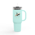Custom 40oz Insulated Travel Mug with Handle