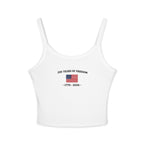 200 Years of Freedom Tank Top — 1776–1976 Patriotic Cropped Spaghetti Strap
