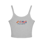 Patriotic Crop Tank Top - "230 years of freedom" July 4th Graphic