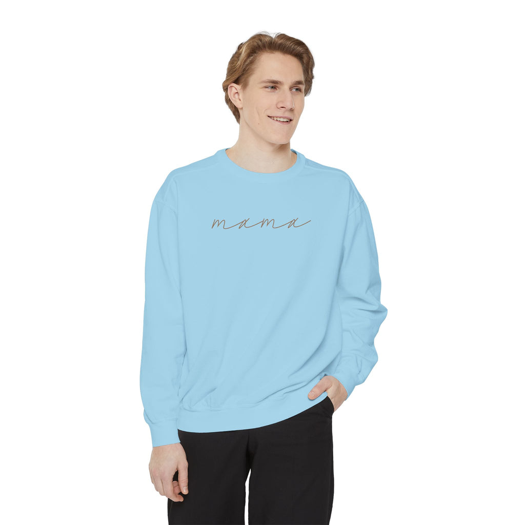 Mama Script Sweatshirt — Cozy Crewneck for New Moms & Gifts