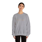 Mama Embroidery Crewneck Sweatshirt — Minimal Rose Gold Script