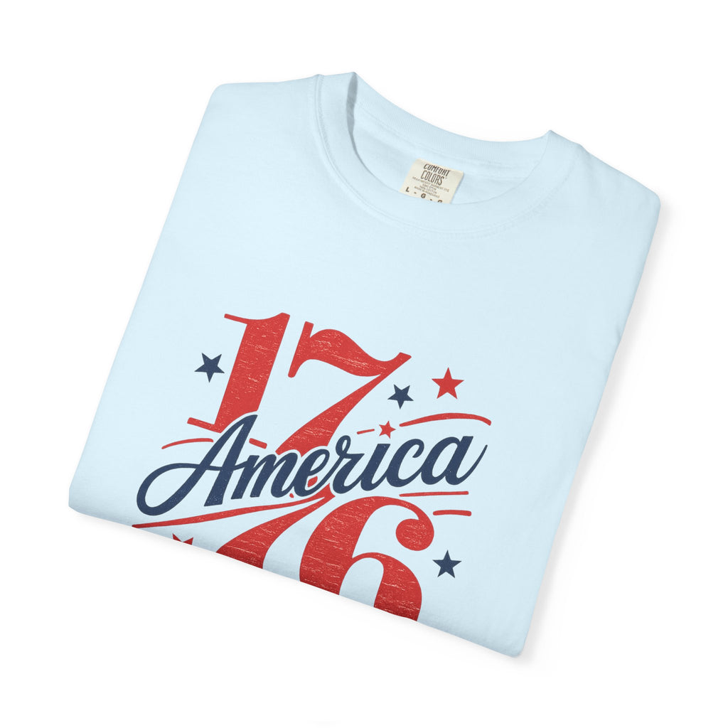 America Land of the Free Graphic T-Shirt — Patriotic