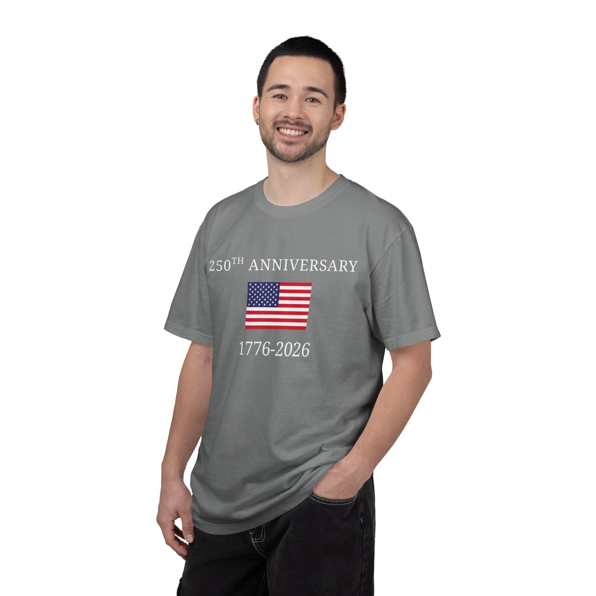 T-Shirt — 250th Anniversary USA Flag 1776-2026 Patriotic Shirt