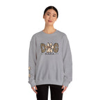 Dog Mama Leopard Print Crewneck Sweatshirt