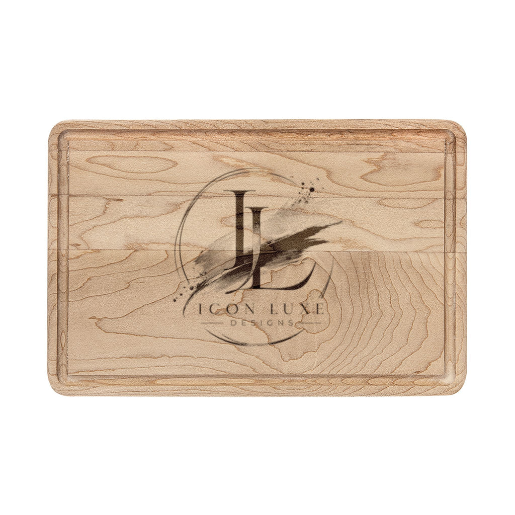 Personalized Engraved Wooden Cutting Board – Rustic Personalized Kitchen Serving & Chopping Board