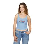 Patriotic Crop Tank Top - "230 years of freedom" July 4th Graphic