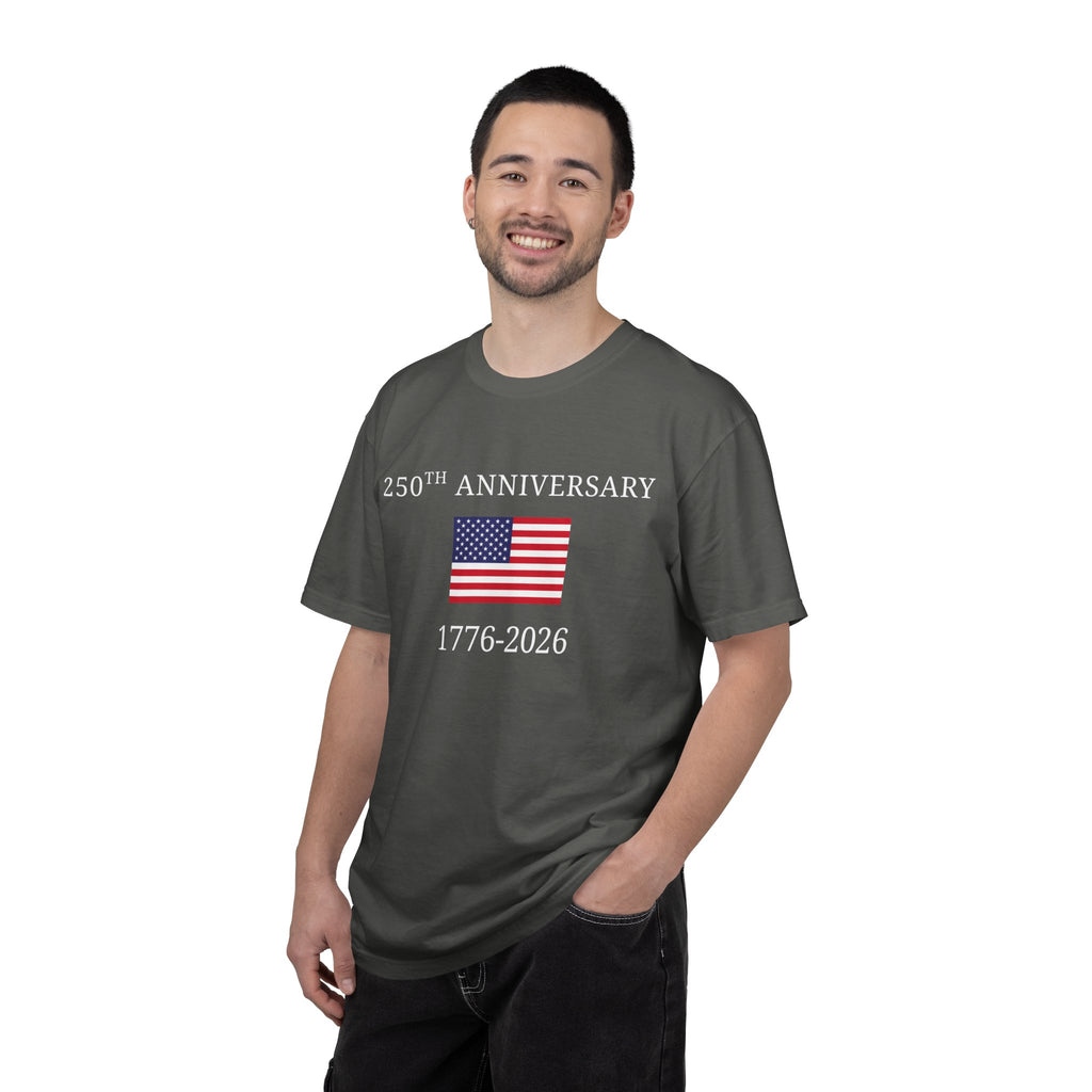 T-Shirt — 250th Anniversary USA Flag 1776-2026 Patriotic Shirt