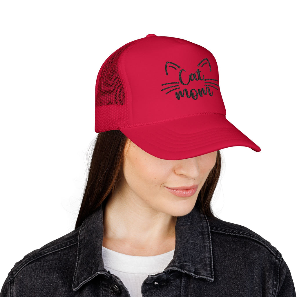 Cat Mom Foam Trucker Hat