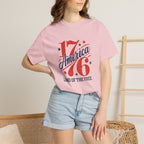 America Land of the Free Graphic T-Shirt — Patriotic