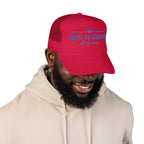 God Is Good Trucker Hat — Royal Blue Design