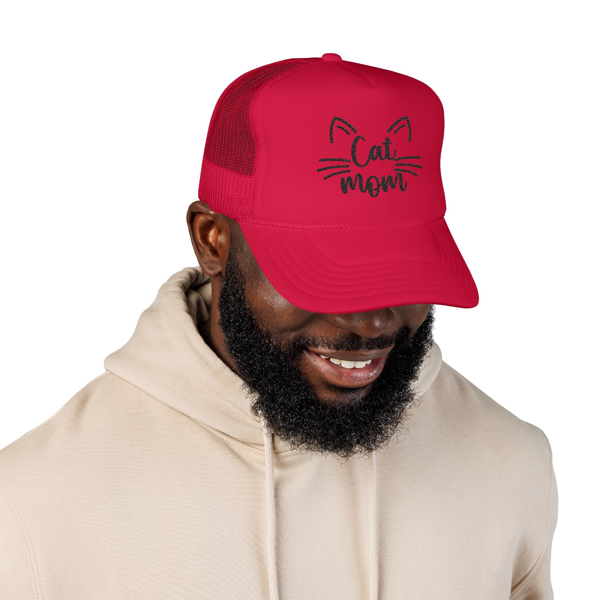 Cat Mom Foam Trucker Hat