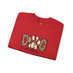Dog Mama Leopard Print Crewneck Sweatshirt