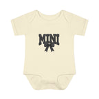 Mini Baby Bodysuit — "MINI" Bow Infant Onesie