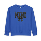 Toddler Sweatshirt - 'Mini' Bow Graphic Pullover