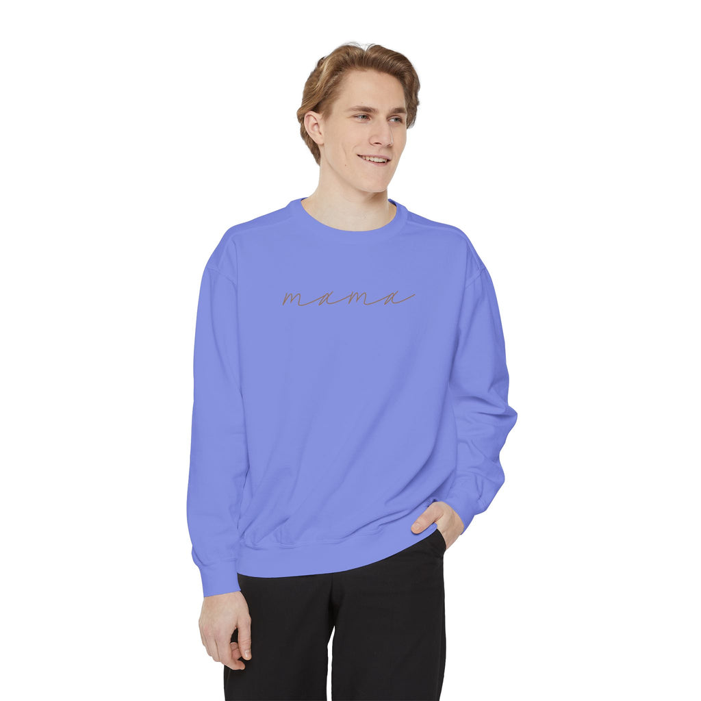 Mama Script Sweatshirt — Cozy Crewneck for New Moms & Gifts