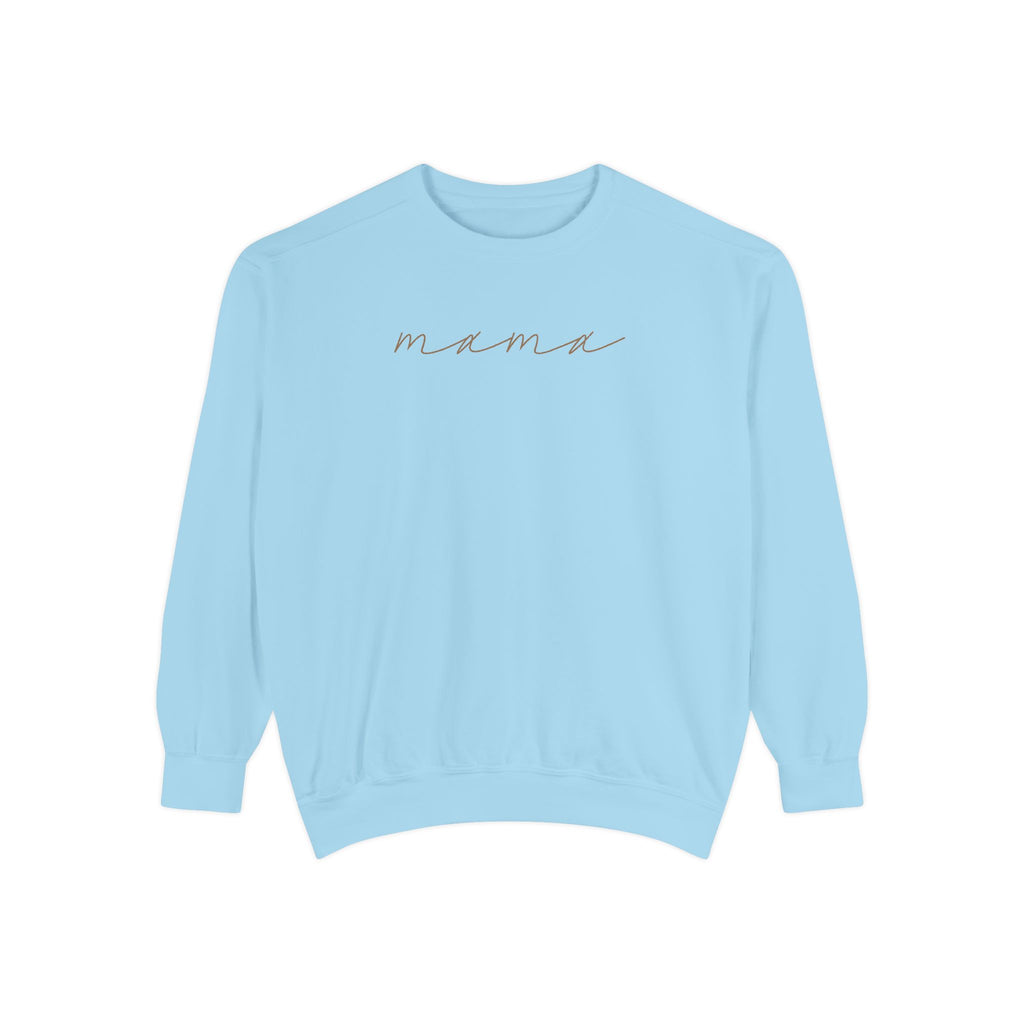Mama Script Sweatshirt — Cozy Crewneck for New Moms & Gifts