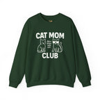 Cat Mom Club Sweatshirt – "Life is Better with Cats" Cozy Crewneck