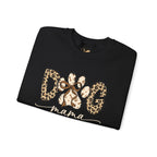 Dog Mama Leopard Print Crewneck Sweatshirt