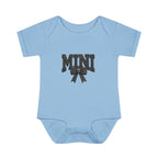 Mini Baby Bodysuit — "MINI" Bow Infant Onesie