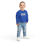 Mini Toddler Sweatshirt — Neutral Lettering Pullover