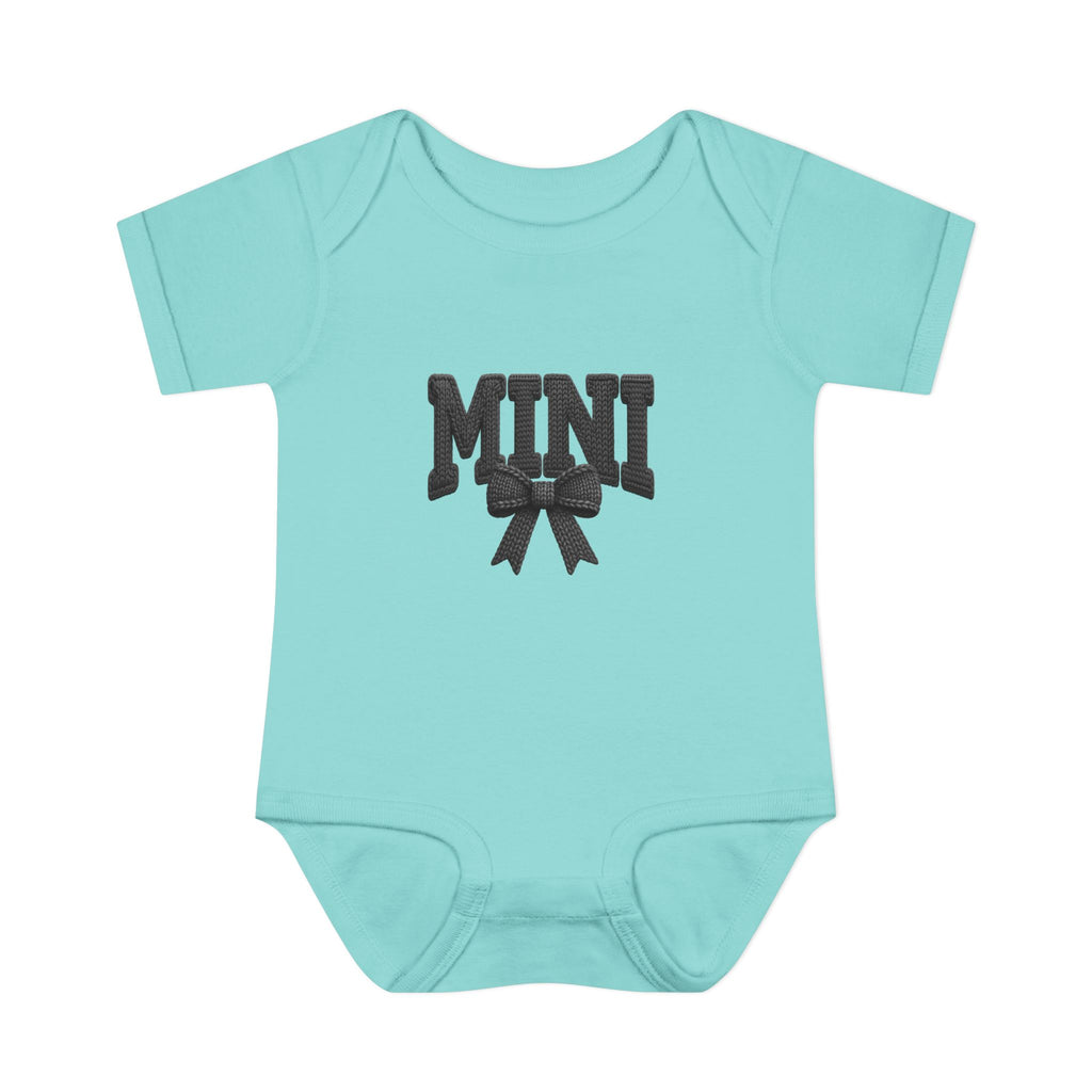 Mini Baby Bodysuit — "MINI" Bow Infant Onesie