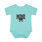 Mini Baby Bodysuit — "MINI" Bow Infant Onesie