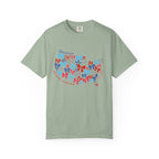 USA Map T-Shirt —  Patriotic Tee