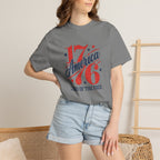 America Land of the Free Graphic T-Shirt — Patriotic