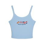 Patriotic Crop Tank Top - "230 years of freedom" July 4th Graphic