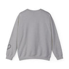 Customized Momma, Gigi, Grammy, Grandma, Mama, Mom, or Nana  Crewneck Sweatshirt – “This ….. Wears Her Heart on Her Sleeve” Cozy Pullover