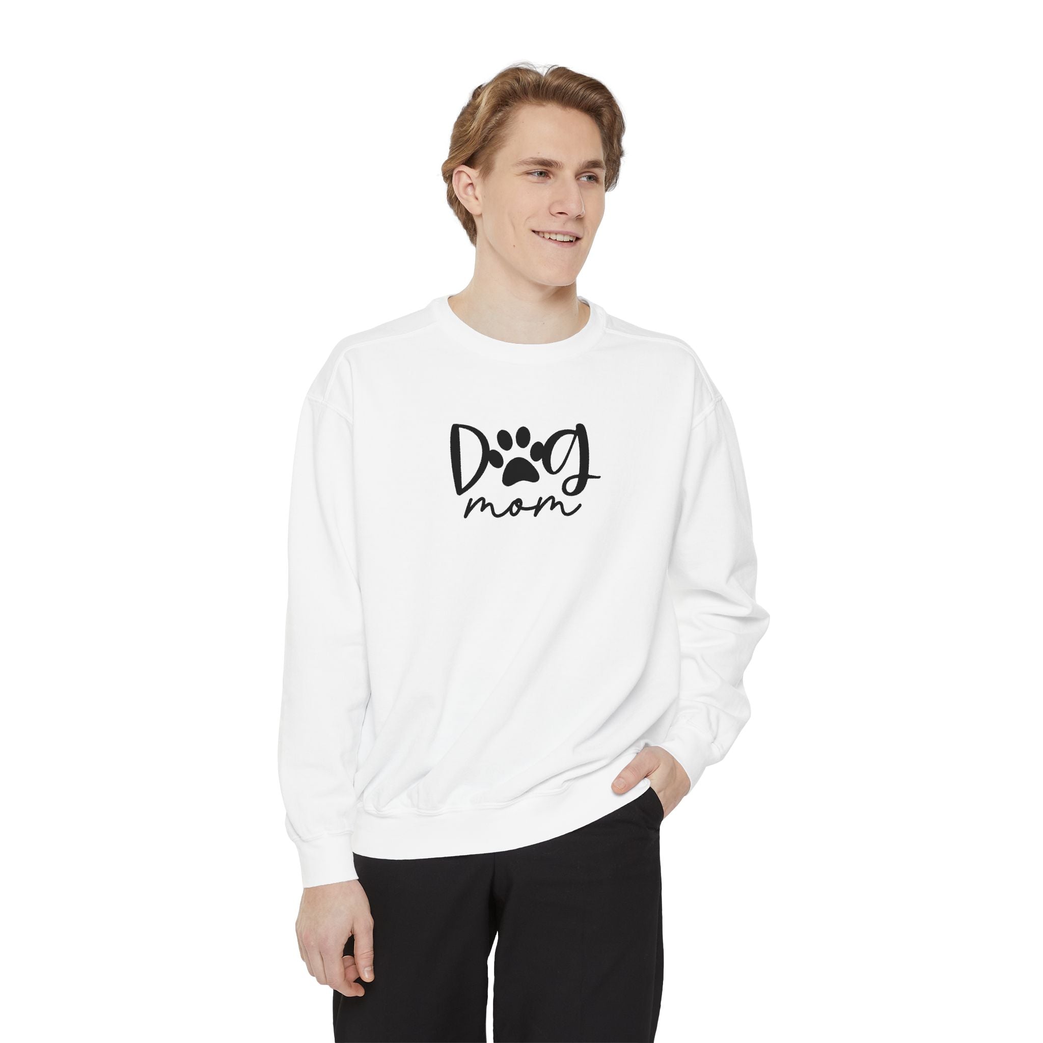 Dog Mom Sweatshirt – Comfort Colors Crewneck