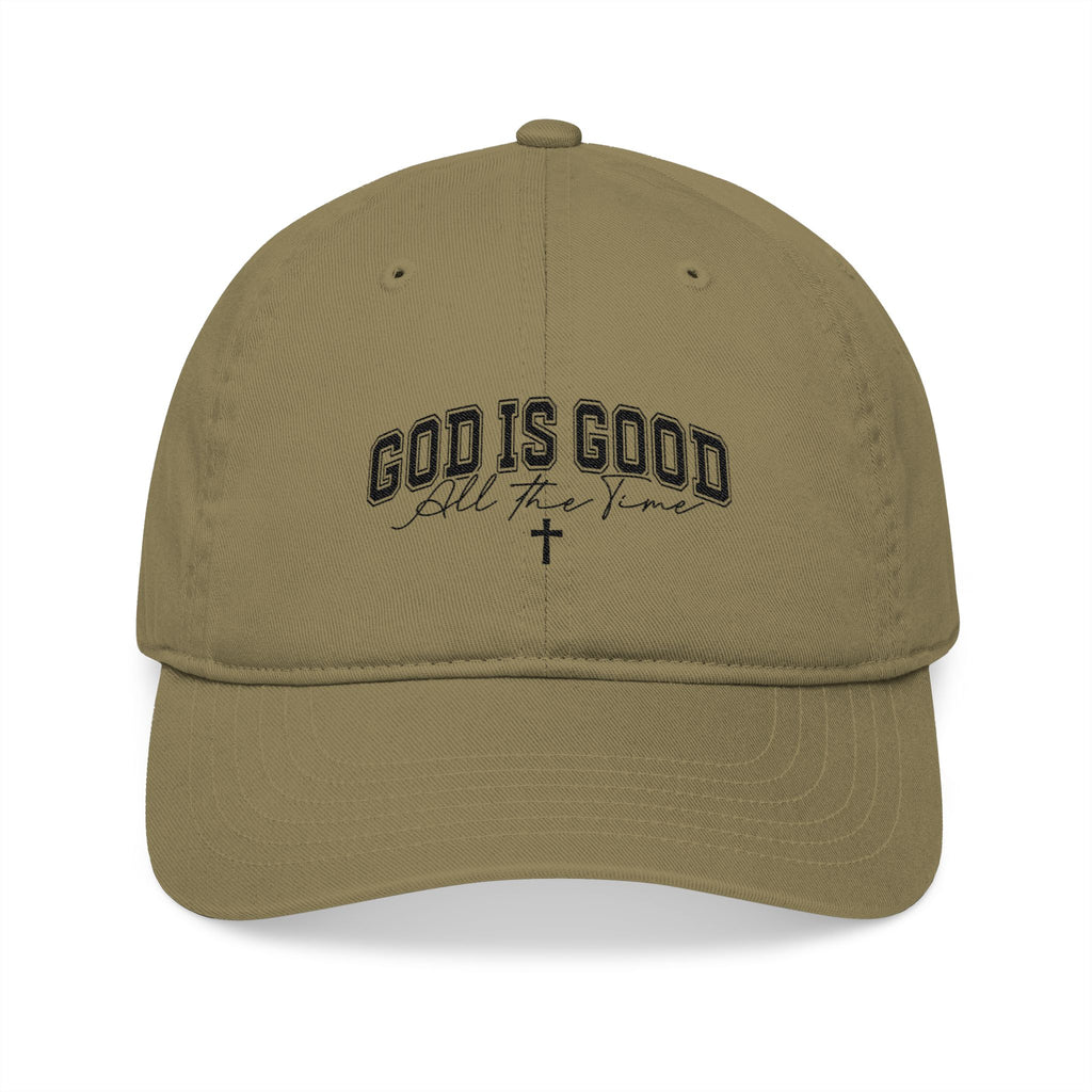 Baseball Cap — "God Is Good All The Time" Embroidered Christian Hat