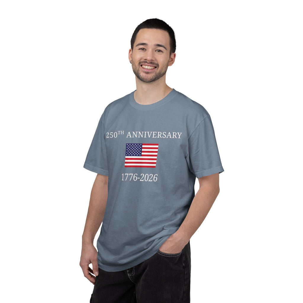 T-Shirt — 250th Anniversary USA Flag 1776-2026 Patriotic Shirt