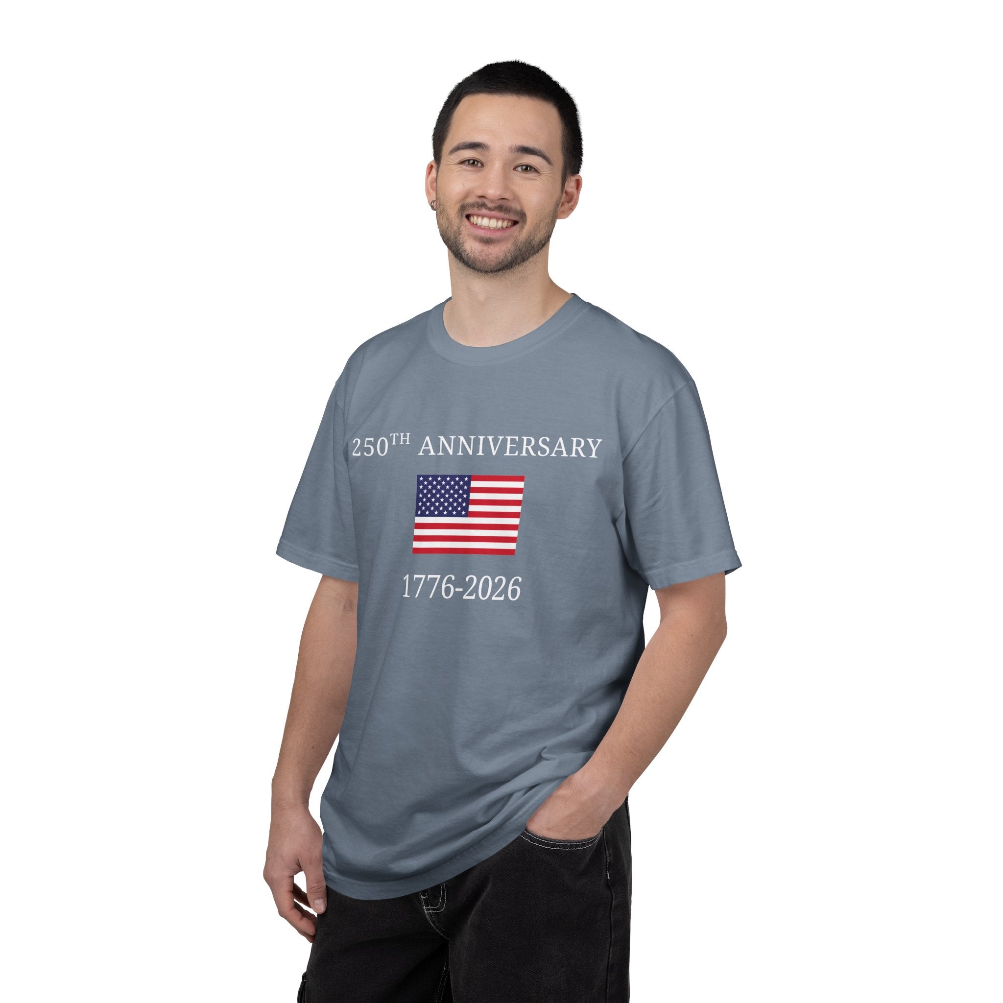 T-Shirt — 250th Anniversary USA Flag 1776-2026 Patriotic Shirt