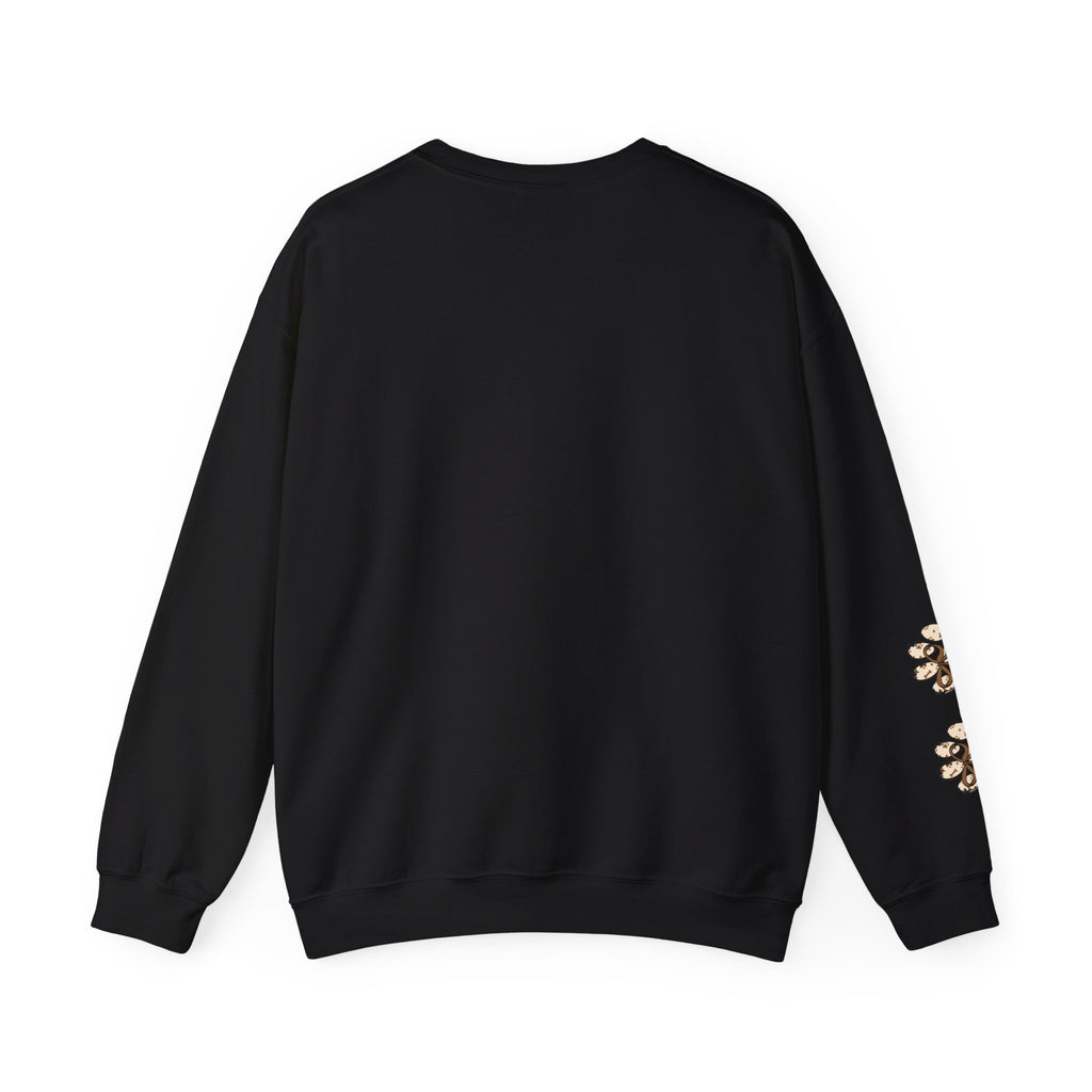 Dog Mama Leopard Print Crewneck Sweatshirt