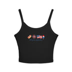 Patriotic Crop Tank Top - "230 years of freedom" July 4th Graphic