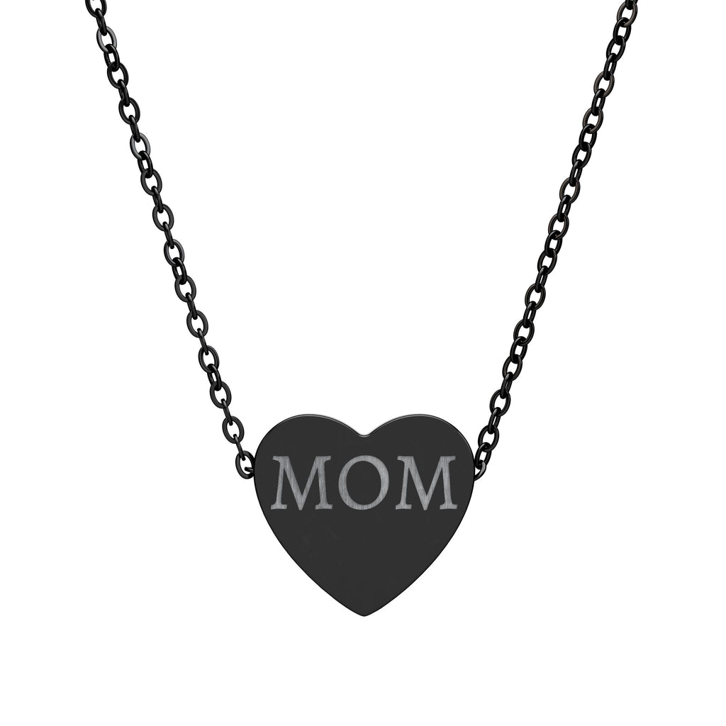 Custom Engraved Heart Necklace