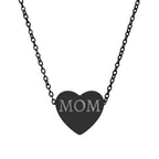 Custom Engraved Heart Necklace