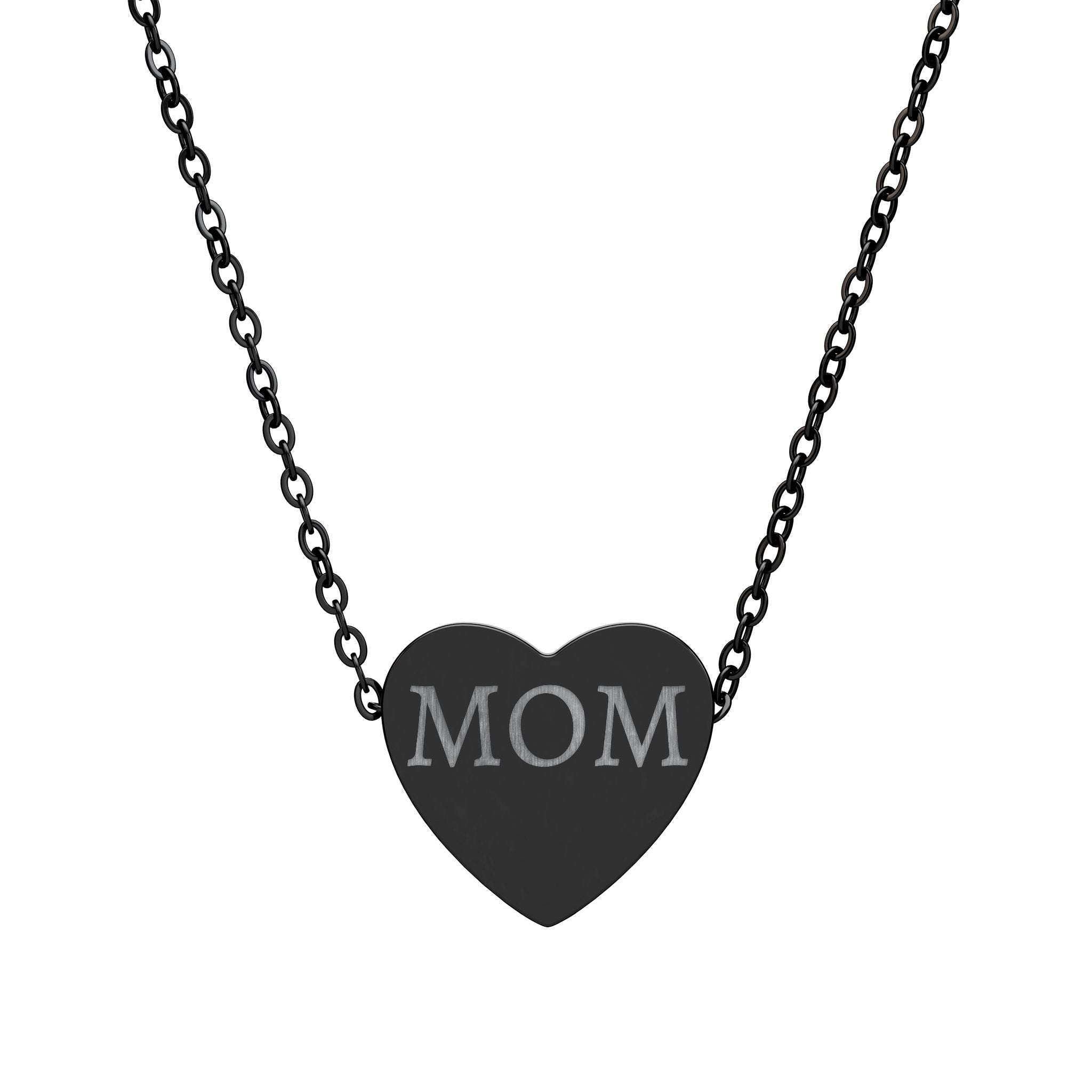 Custom Engraved Heart Necklace